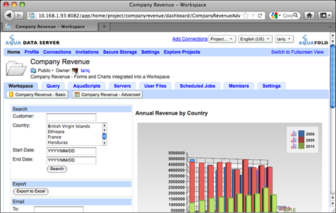 Aqua data Server